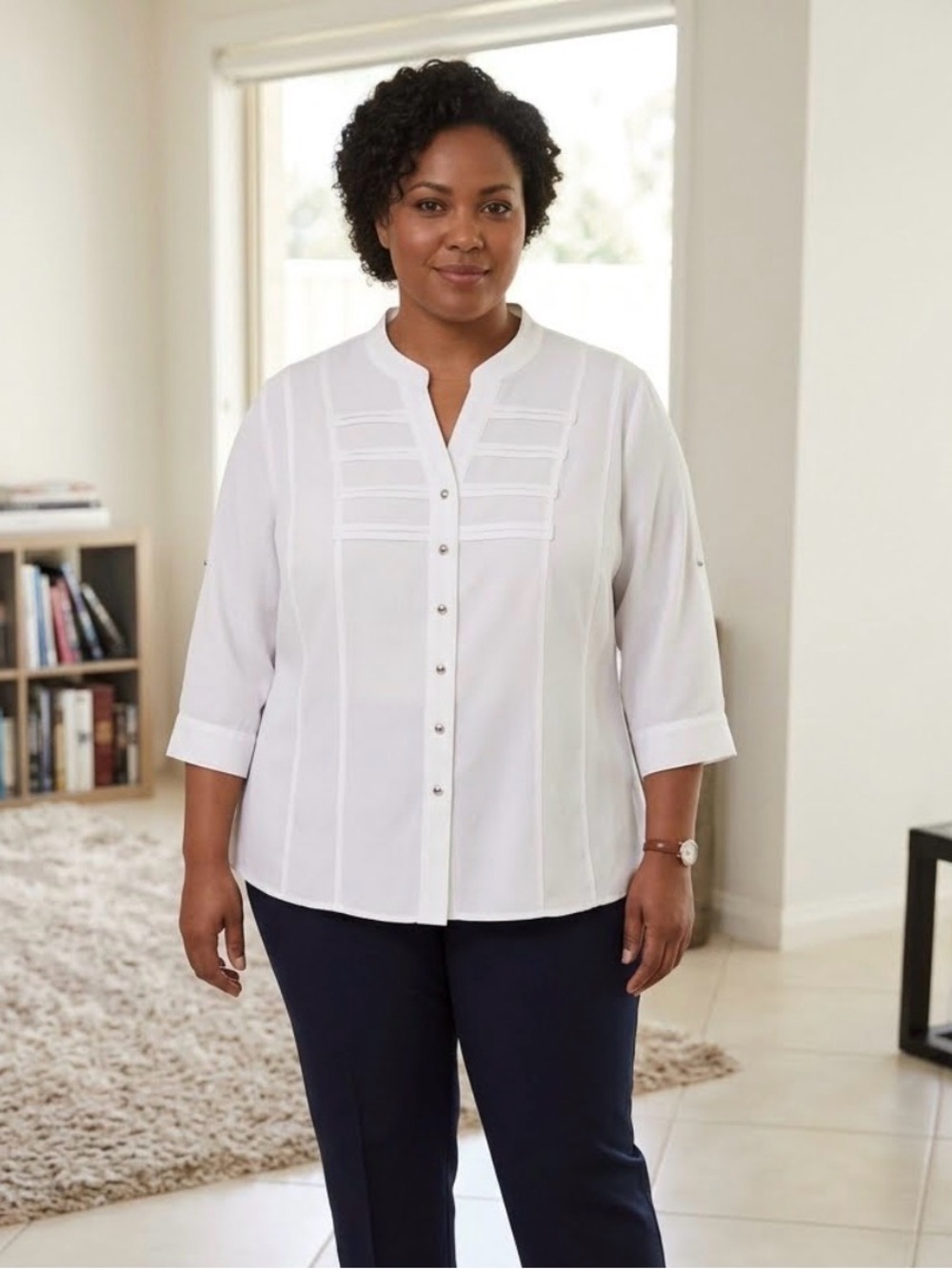 NWT kathy che 26W/28W 4X shirt 1193